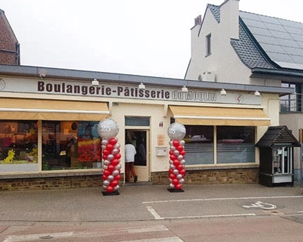 La devanture de la boulangerie de Gerpinnes, rue A. Histace